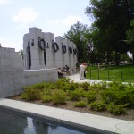 veterans at the WW2 Memorial